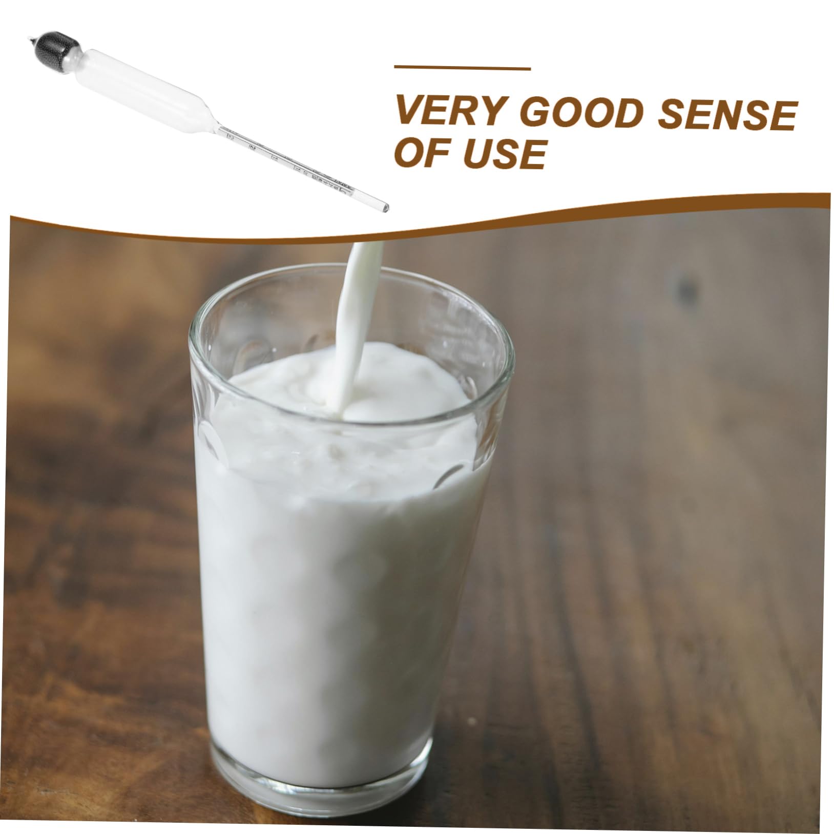 BRIGHTFUFU Milk Hydrometer Lactometer for Milk Testing Hydrometer Milk Kitchen Lactometer Measure Tool Lactate Meter Milk Tester