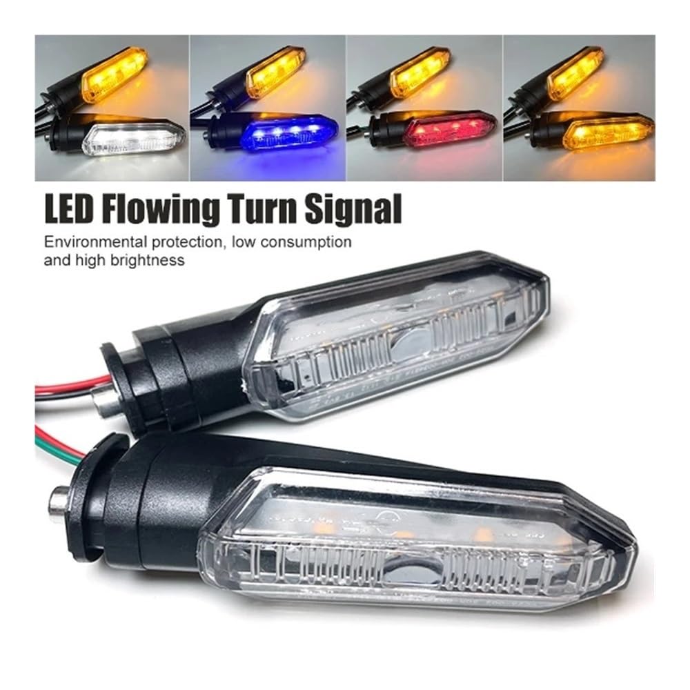 intermitentes led Para Motocicleta, Lámpara De Agua Corriente