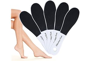 Foot Files for Feet - Callus Remover with 5 Sandpaper Pedicure Tools
