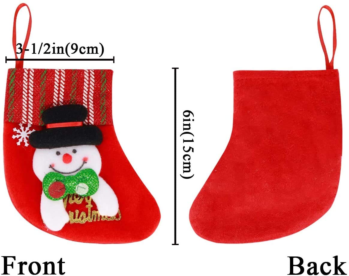 Amazon | JTMIX 12枚セット クリスマスの靴下 クリスマス 3D 立体 靴下
