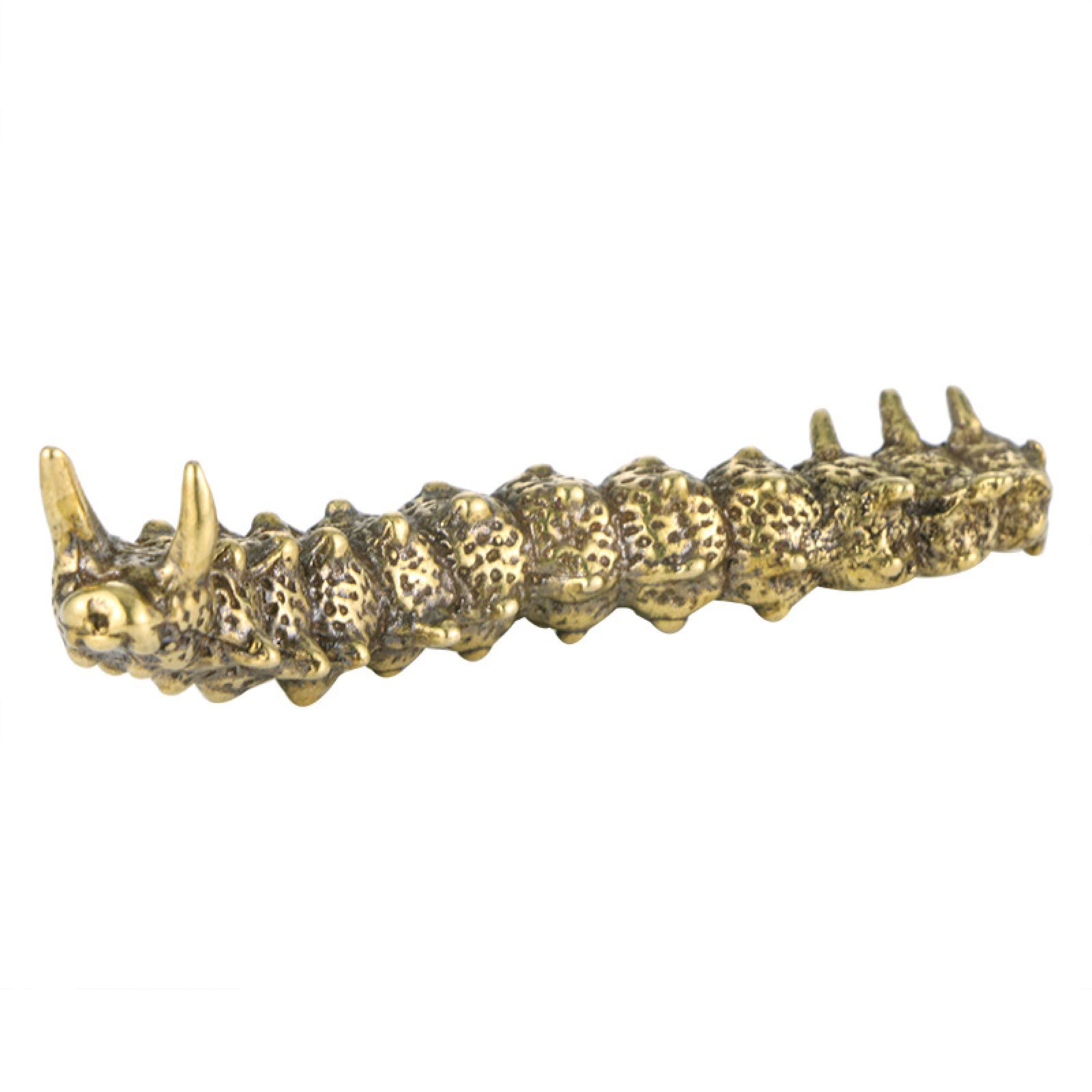 Chenille en cuivre pur balancier objet de collection en laiton antique