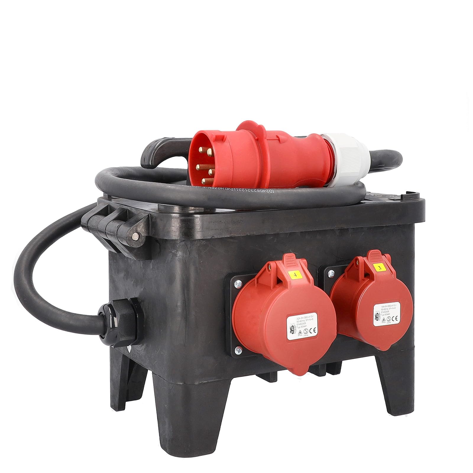 as - Schwabe Mobiler Baustromverteiler CEE 32 A 400 V, 4x T23 IP55