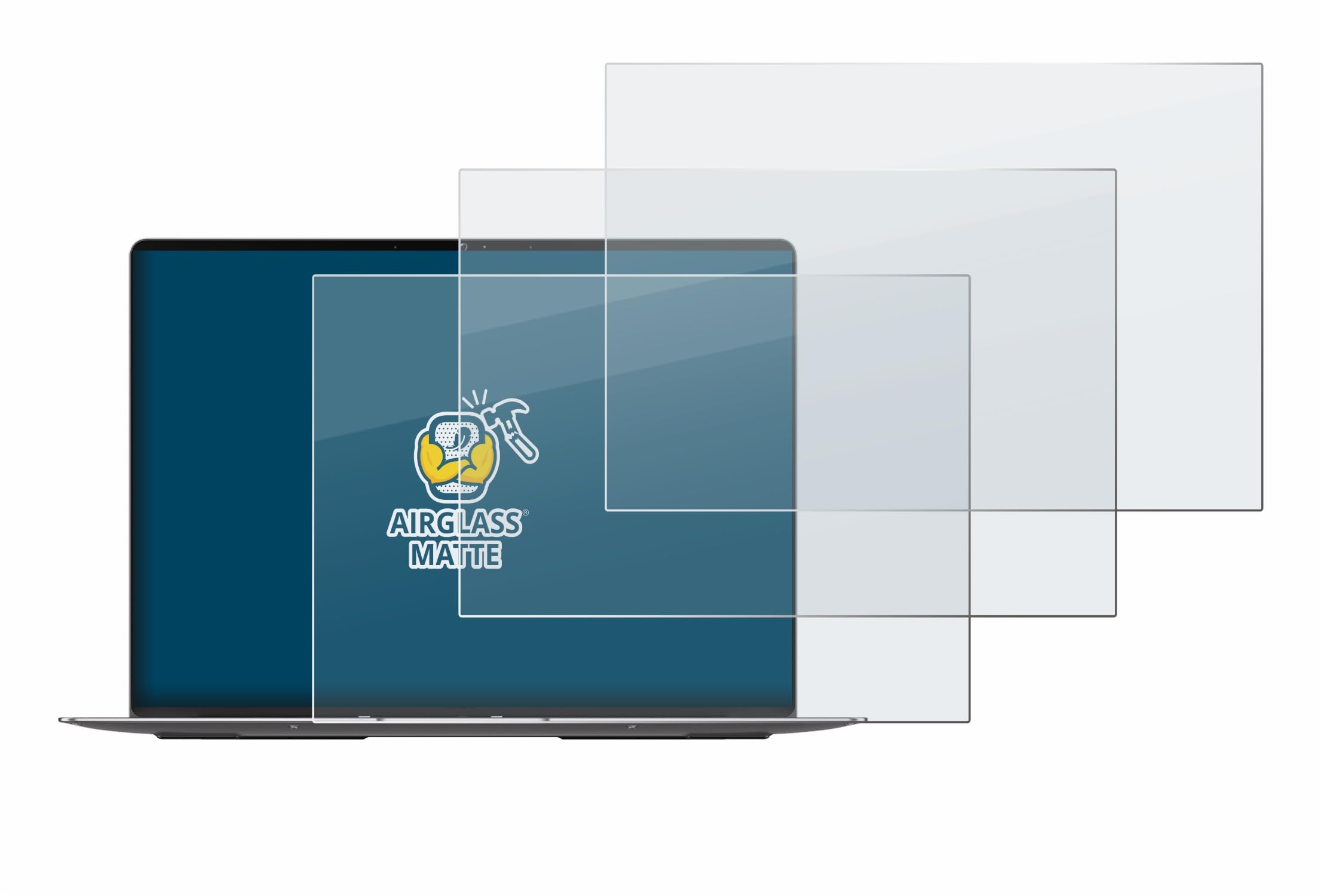 brotect Pellicola Vetro Opaca per Geekom GeekBook X14 Pro (3 Pezzi) Protezione Schermo [Anti-Riflesso, Durezza 9H]
