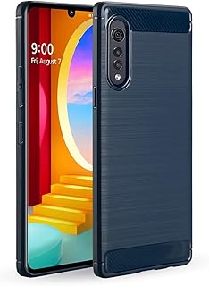 LG VELVET L-52A ケース docomo L-52A ソフトケース 【ELMK】ソフトTPUシリコーン素材 保護カバー LG VELVET L-52A 対応 (ブルー)