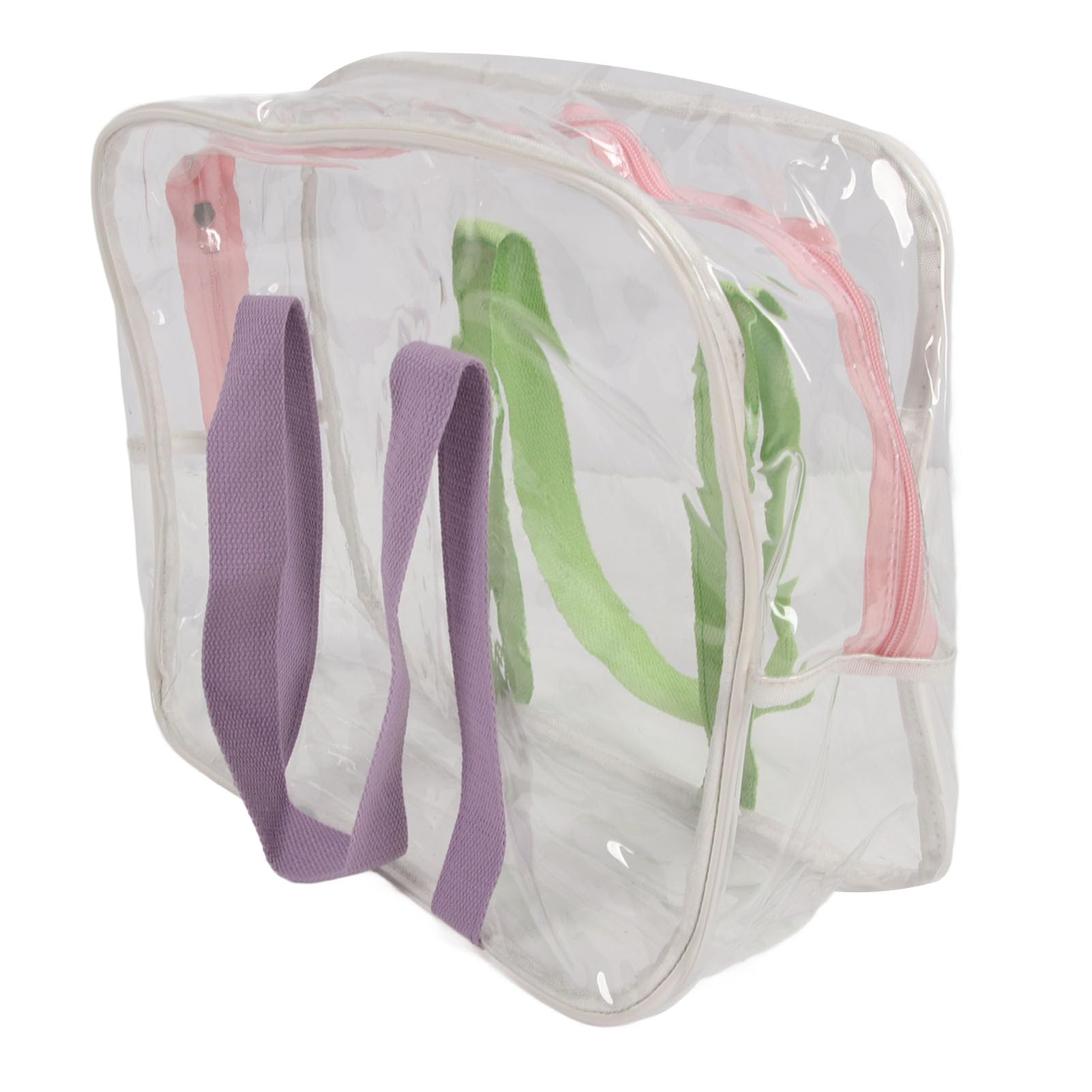 Borsa Toilette Trasparente Impermeabile - 30x22x10 Cm, Con Cerniera, Per Viaggi, Spiaggia E Palestra | Facile Da Ispezionare - Foto 9