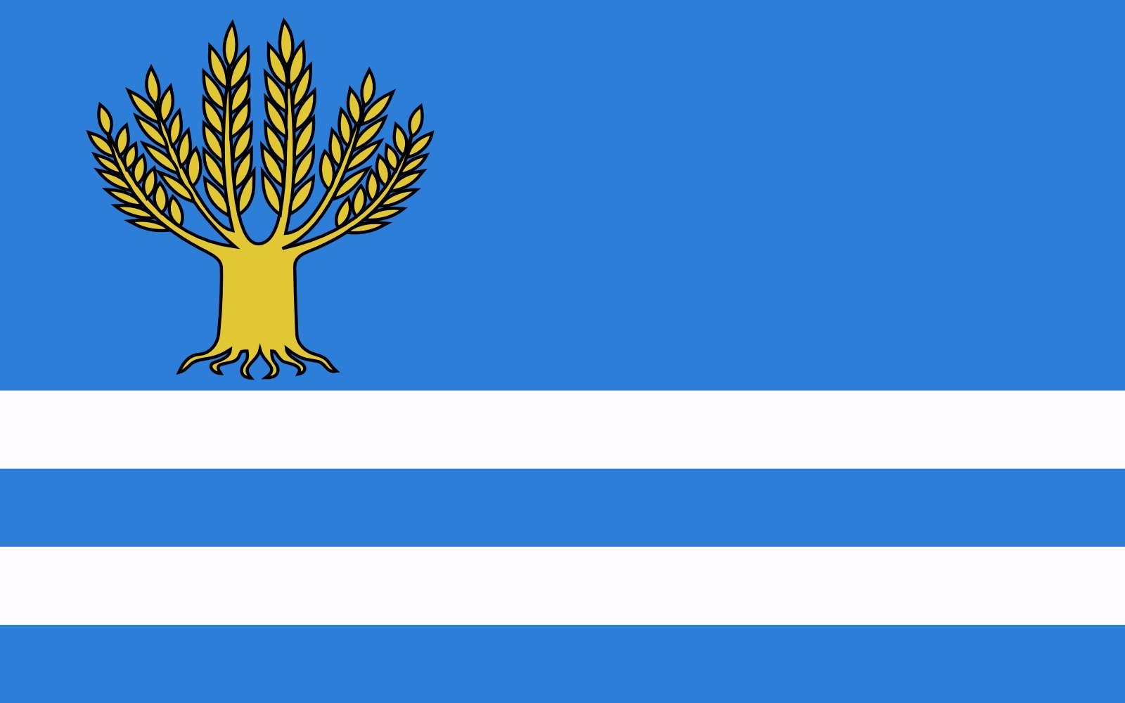 Drapeau Wietrzychowice grand format pour mât extérieur et intérieur