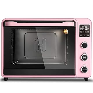 Asdfgh Friteuse D'air Mini-four, 40L Grille-pain D'air À Four Micro-ondes À Four Micro-ondes Intégré Four Électrique friteuse (Color : Pink)