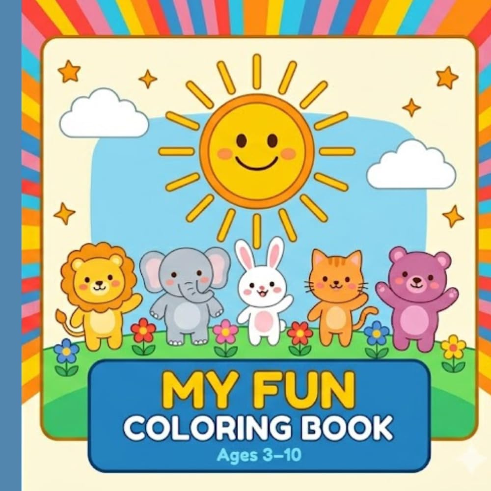 My Fun Coloring Book for Kids
