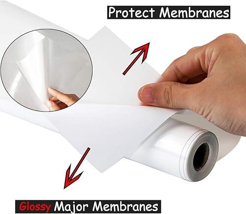 Miniatura 9 de guangyintong HTV Rollos de vinilo de transferencia de calor de 12 pulgadas x 12 pies, vinilo para planchar fácil de cortar y desmalezar, superficie