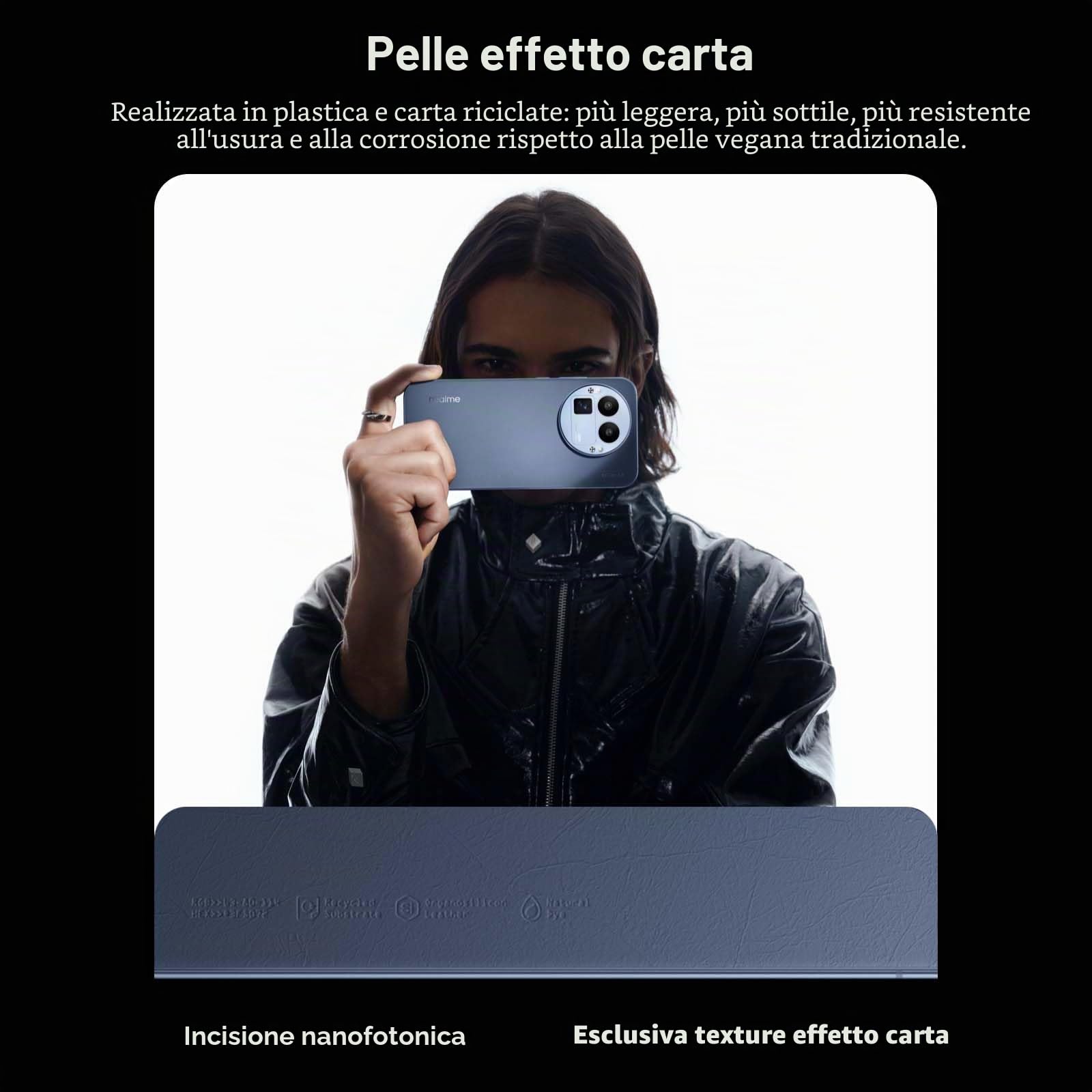 realme GT 8 Pro Smartphone 5G Snapdragon 8 Elite Gen 5, 16GB+512GB 6.79" QHD+ 144Hz AMOLED, Batteria 7000mAh & 120W SuperVOOC/50W Wireless, 200MP Teleobiettivo + 50MP IMX906 + 50MP Grandangolo, White