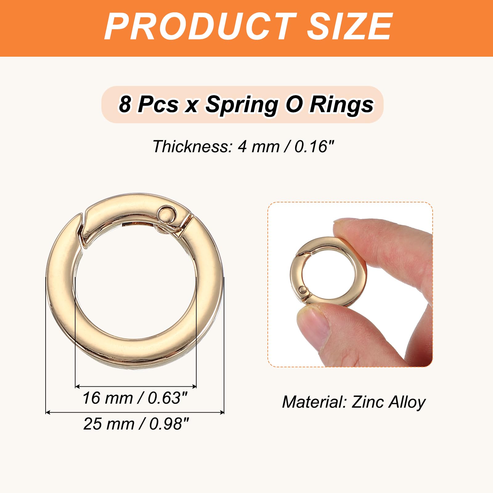 PATIKIL Spring O Rings - Image 2