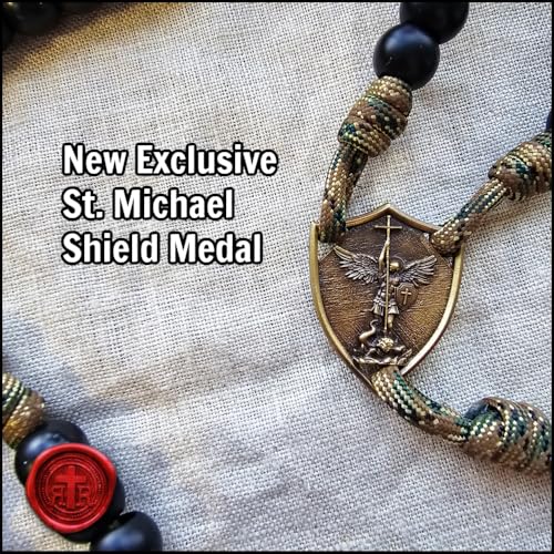 Soldier Paracord Rosary in Military Camo - Strongest Rosaries2