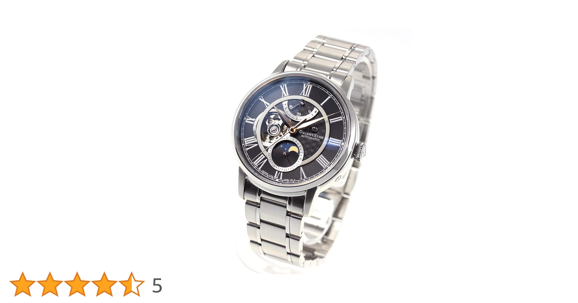 【希少限定モデル】OrientStar RK-AM0008B ムーンフェイズ Amazon.co.jp: [オリエントスター]ORIENTSTAR CLASSIC
