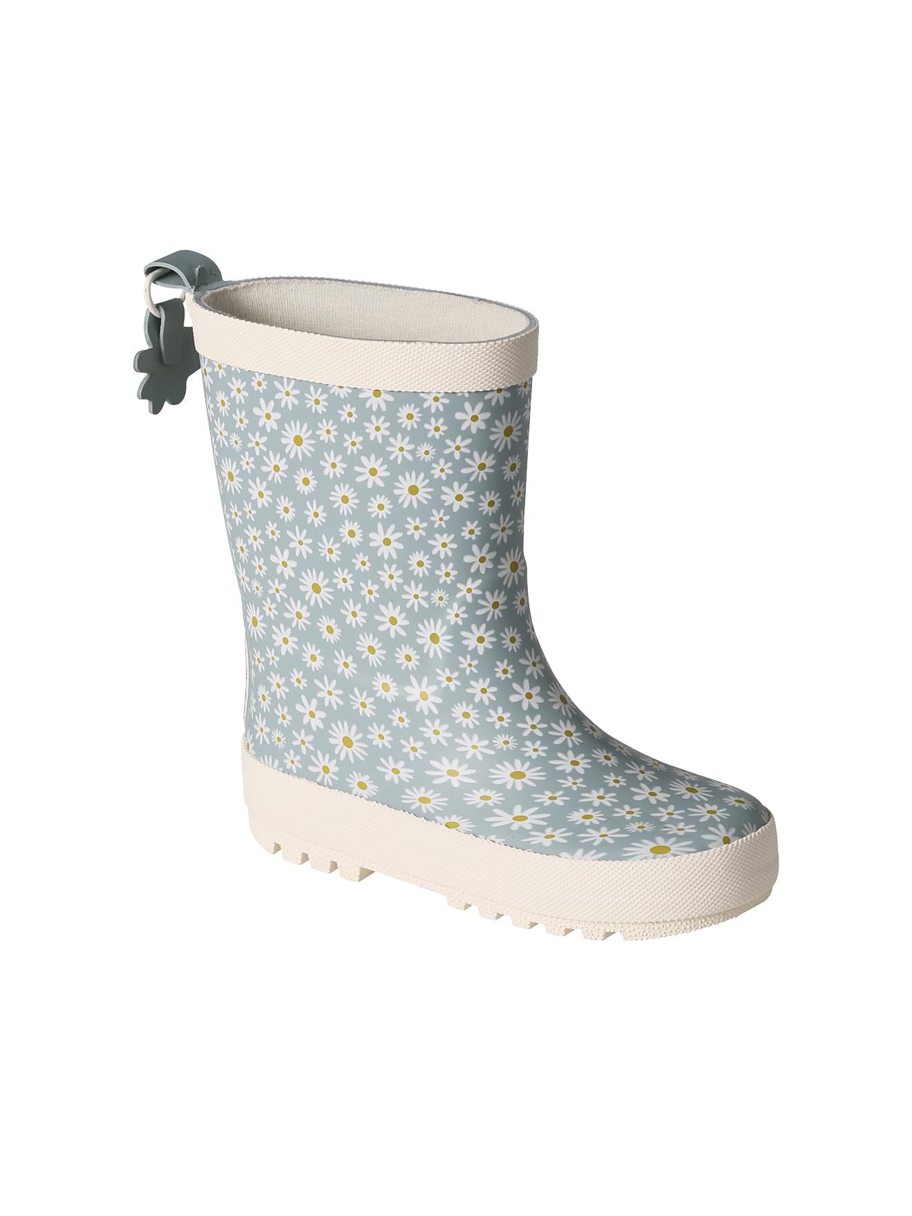 VERTBAUDET Bottes pluie fille caoutchouc bleu imprimé 24