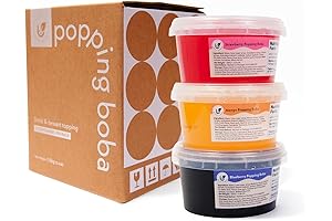 Hojalicious Popping Boba Variety Set: Refreshing Burst of Fruity Fun