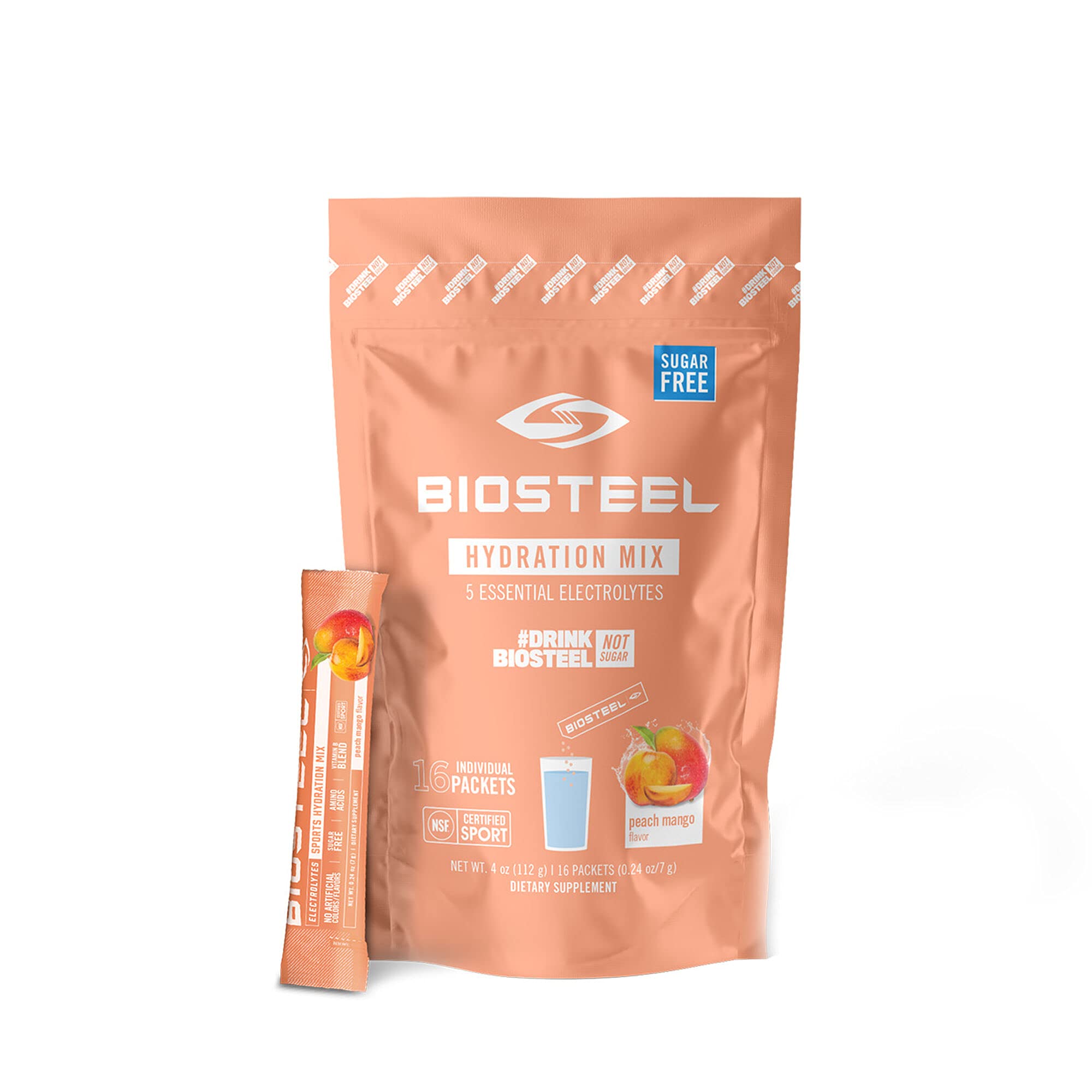 BIOSTEELHydration mix - Peach Mango 16x7g