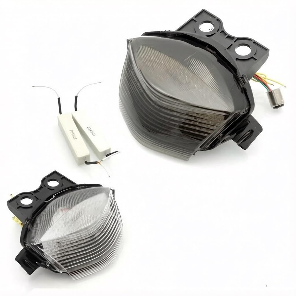 Luz Trasera LED Integrada Con Intermitentes Lámpara Para KAWASAKI Para Ninja 650R EX650 ER6N ER6F ER 6N 6F 2006 2007 2008(Ahumado)