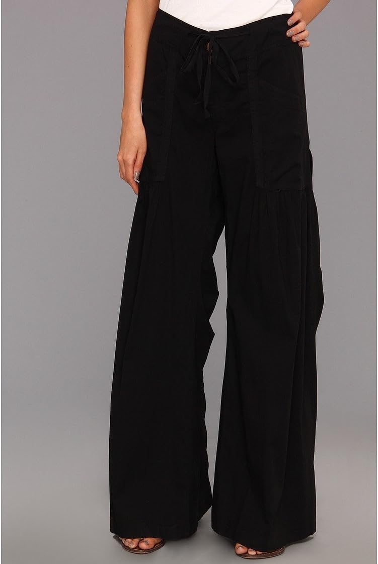 XCVI Women's Willow Wide Leg Stretch Poplin Pants - Image 3