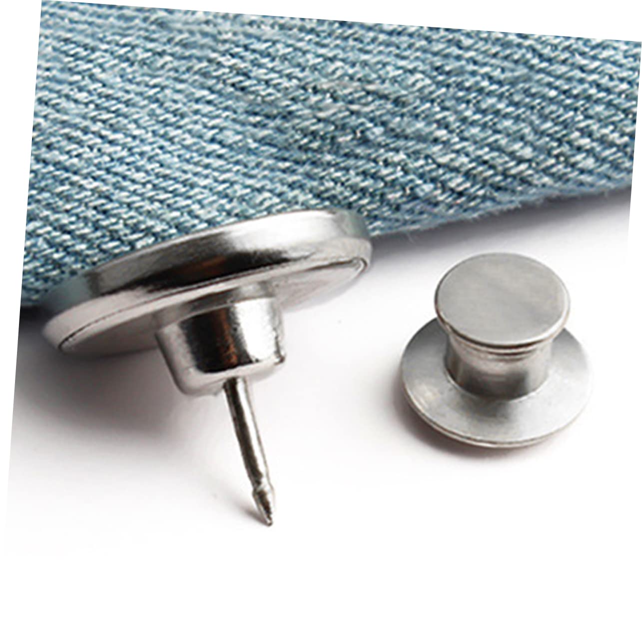 Operitacx 90piezas Botones Sin Costura Ajustables Para Jeans De Accesorios Para Pantalones Hebillas Para Ajustar La Cintura Vaqueros Para Pantalones De Mezclilla y Prendas Diversas