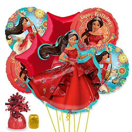 Costume SuperCenter Elena of Avalor Deluxe Balloon Bouquet Kit