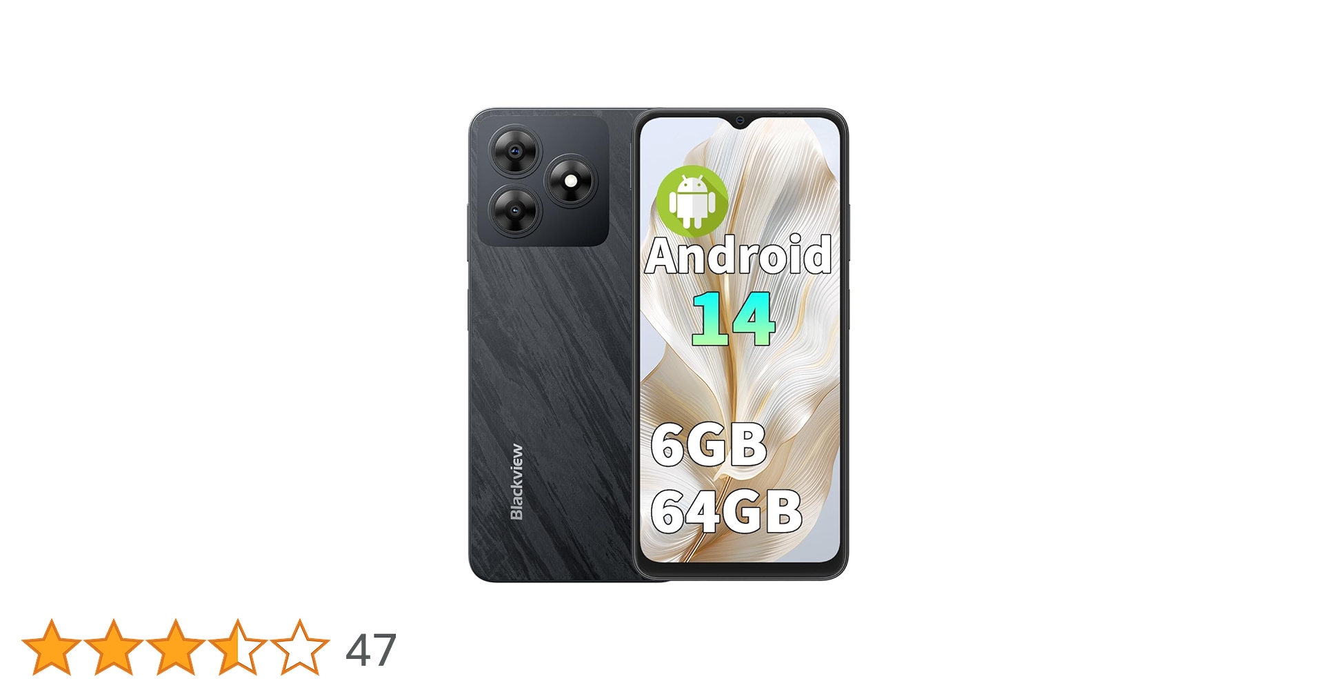 Blackview WAVE 8C 64GB SIMフリー ブラック 71z7tce30JL._AC_SY200_QL15_.jpg