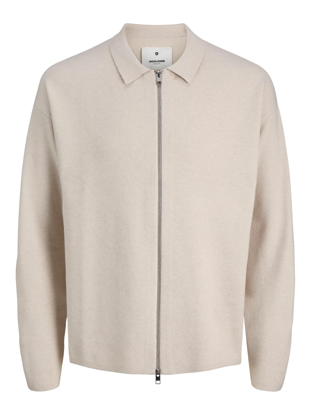 Cárdigan de punto hombre JACK & JONES con cierre de botones y corte clásico 7