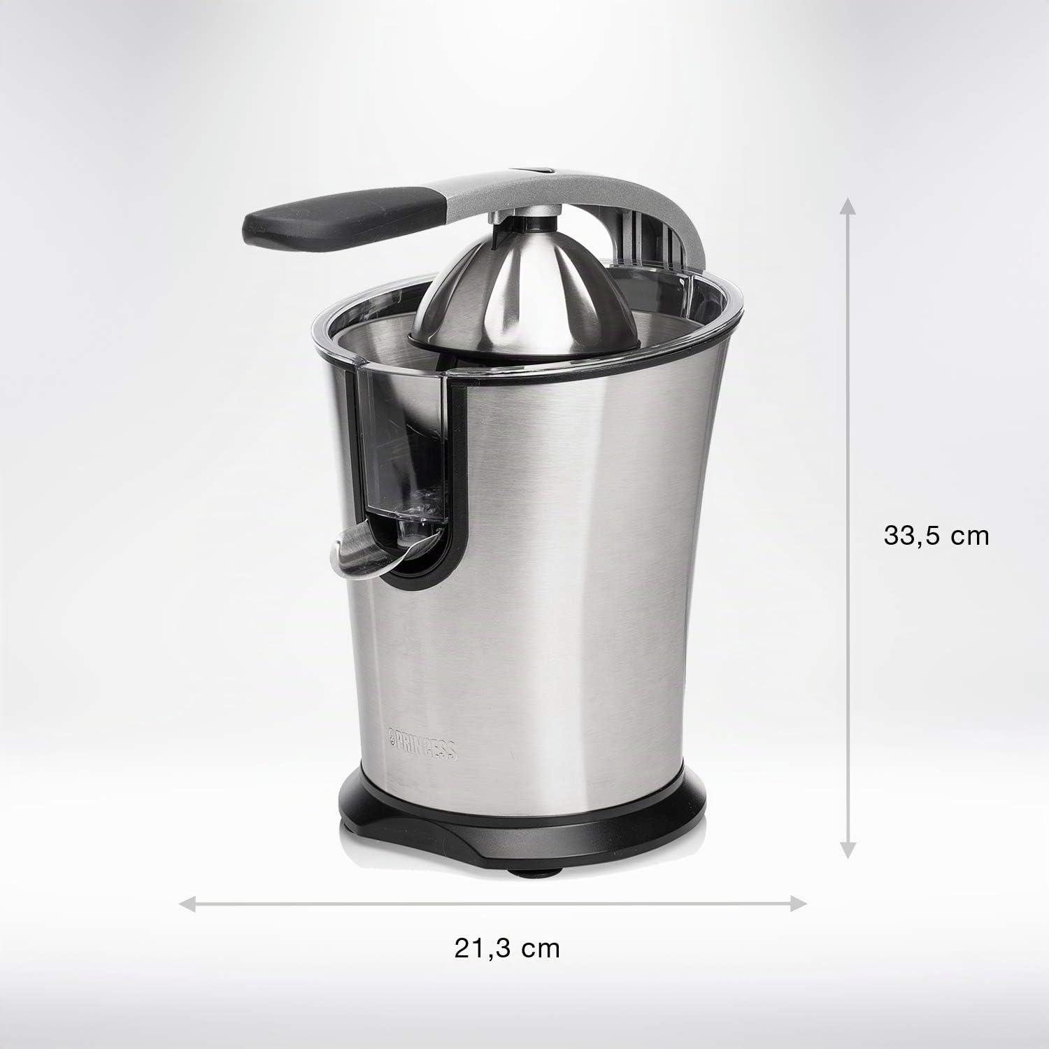 Princess Master Juicer Pro Edelstahl Presskegel Rostfreier Edelstahl Silber