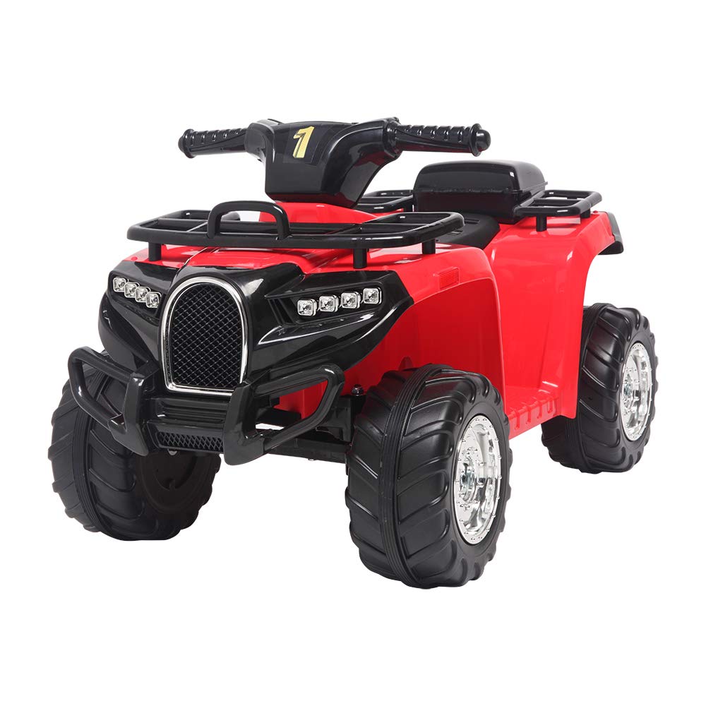 Greatdeals LZ5258 Small Beach Bike Single Drive Battery 6V4.5AH 1 with Music Board Red