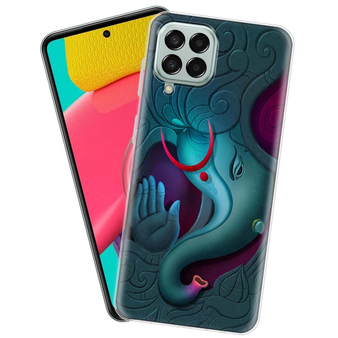 Fashionury Back Cover for Samsung Galaxy M53 5G Designer | Printed|Transparent |Flexible| Silicon-D0037 (B09YTMS7C9) Amazon Price History, Amazon Price Tracker