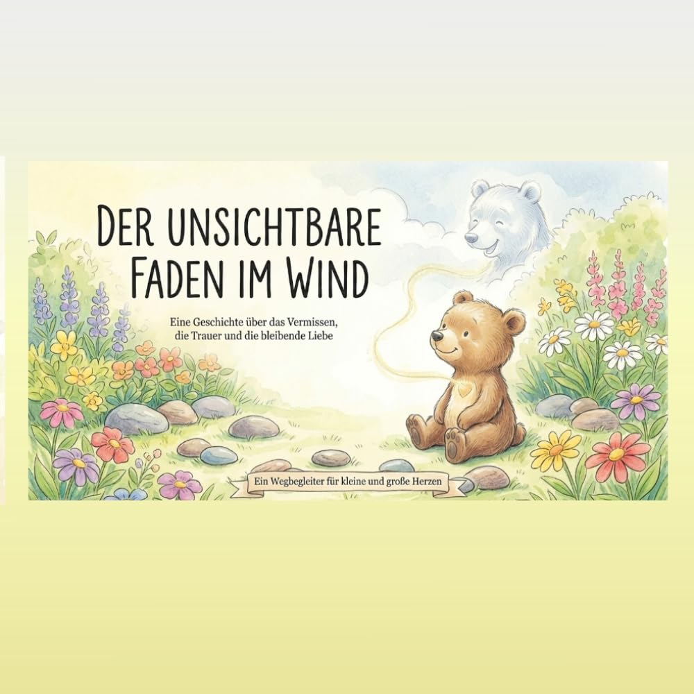 Der unsichtbarer Faden im Wind: Eine Geschichte über das Vermissen, die Trauer und die bleibende Liebe