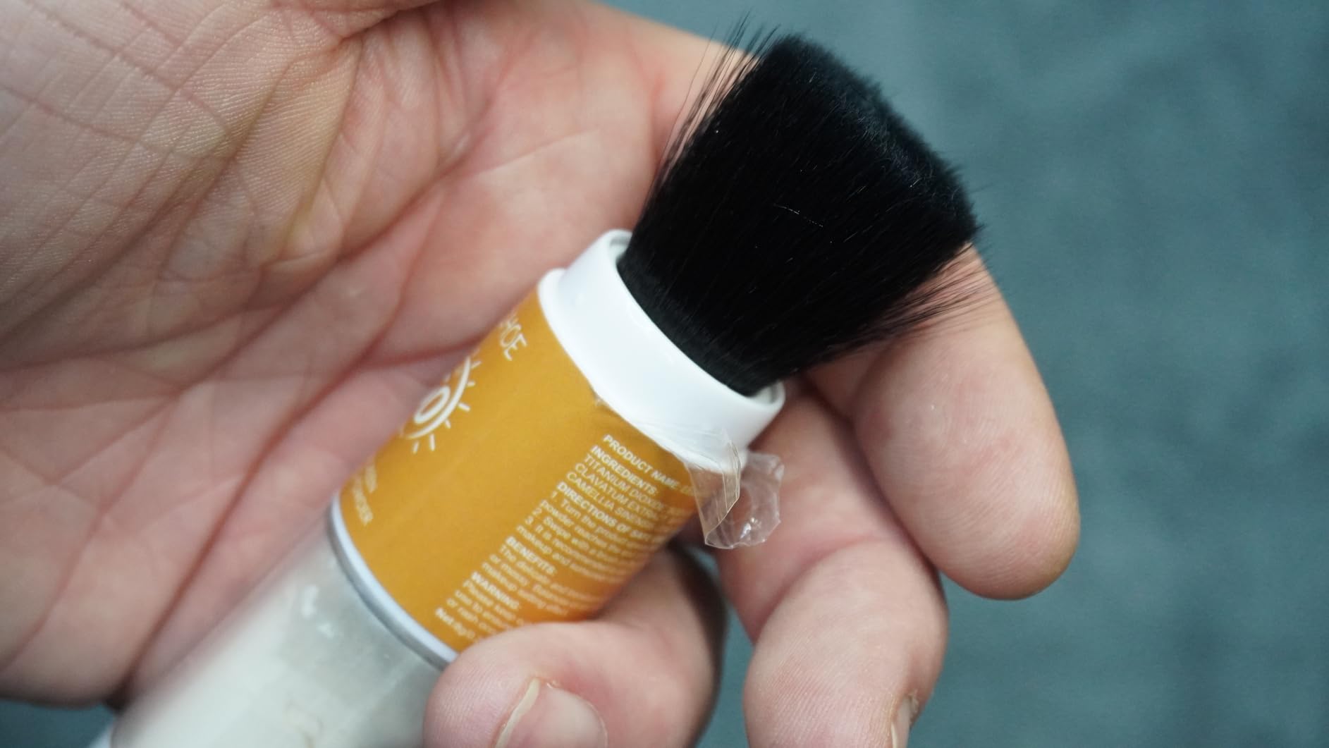 LJYBoBin Sunscreen Setting Powder,SPF 50+ PA++++,Oil Control Waterproof Mineral Powder Sunscreen,Lightweight Long Lasting Matte Sunscreen Powder with Sunscreen Brush 4pcs