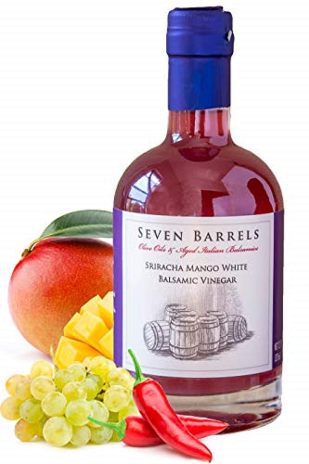 Buy Seven Barrels Sriracha Mango Balsamic Vinegar Premium