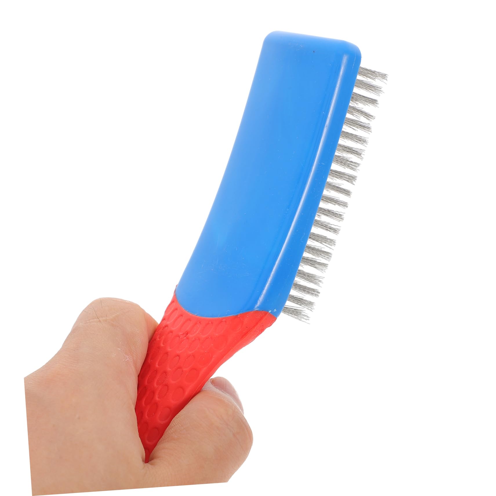 STOBAZA Steel Wire Brush for Cleaning Non-Slip Handle Multi-Purpose Wire Brush for Dust Removal