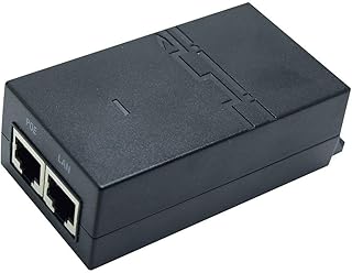 POE Injector -2Port Poe for 48V15.4W with IEEE802.3i 10 Base-T IEEE802.3i 100 Base-TX IEEE802.3X Flow Control