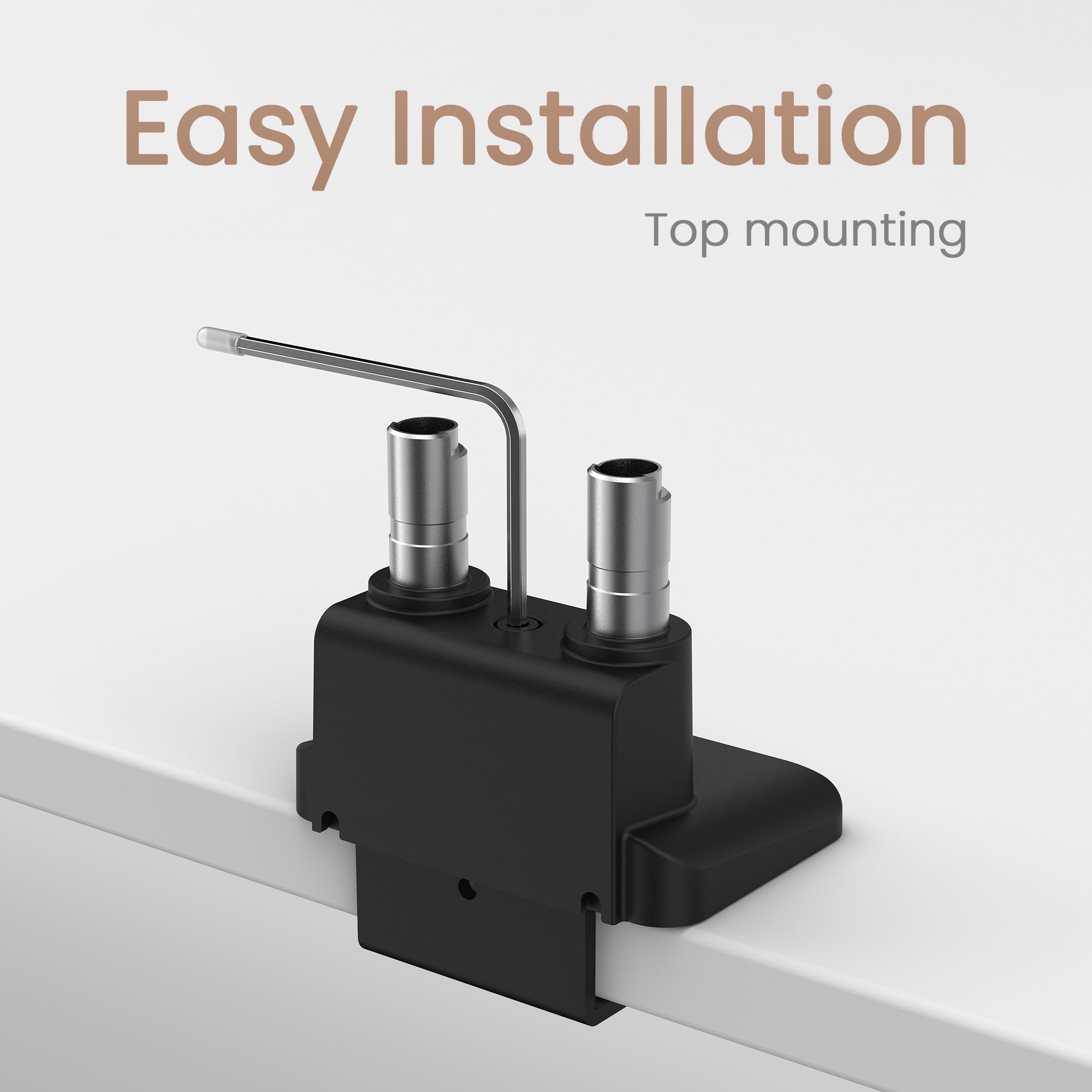 BenQ Ergo Arm BDL01 – Braccio per monitor, regolazione fluida, supporto da scrivania stabile, compatibile VESA, supporta fino a 35" e 11 kg per braccio. Adatto a scrivanie con spessore 10~50 mm