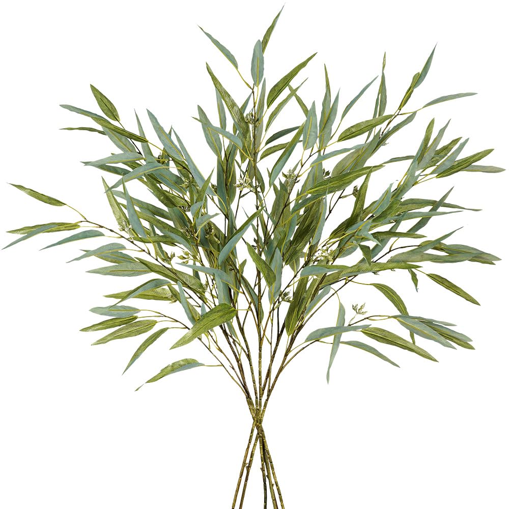 Photo 1 of Melorca&Guilla Artificial Eucalyptus Stems, 39" Green