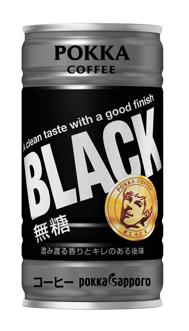 Pokka coffee black 185gX30 this