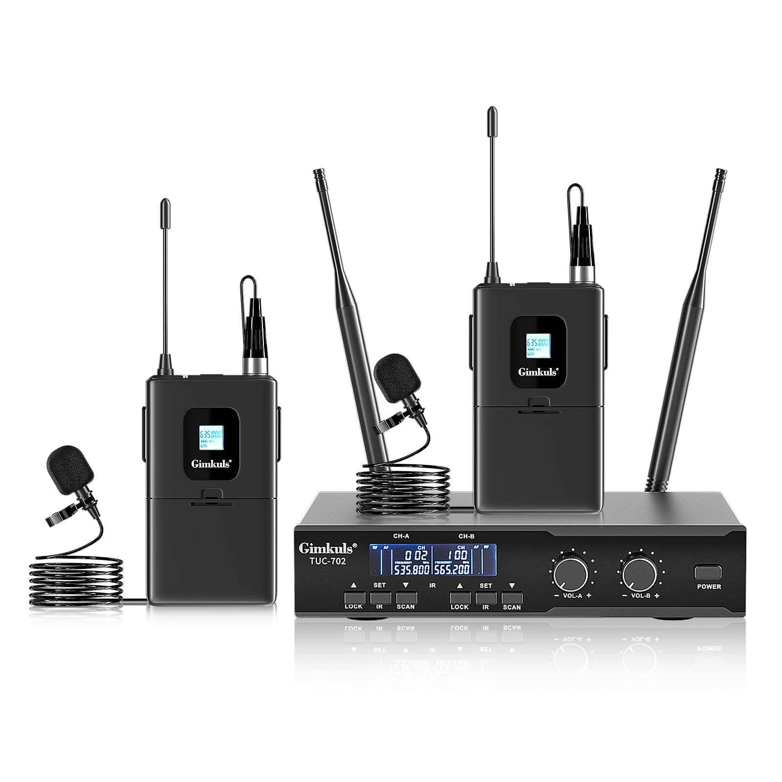 Amazon.com: Gimkuls Wireless Professional Lavalier Microphone
