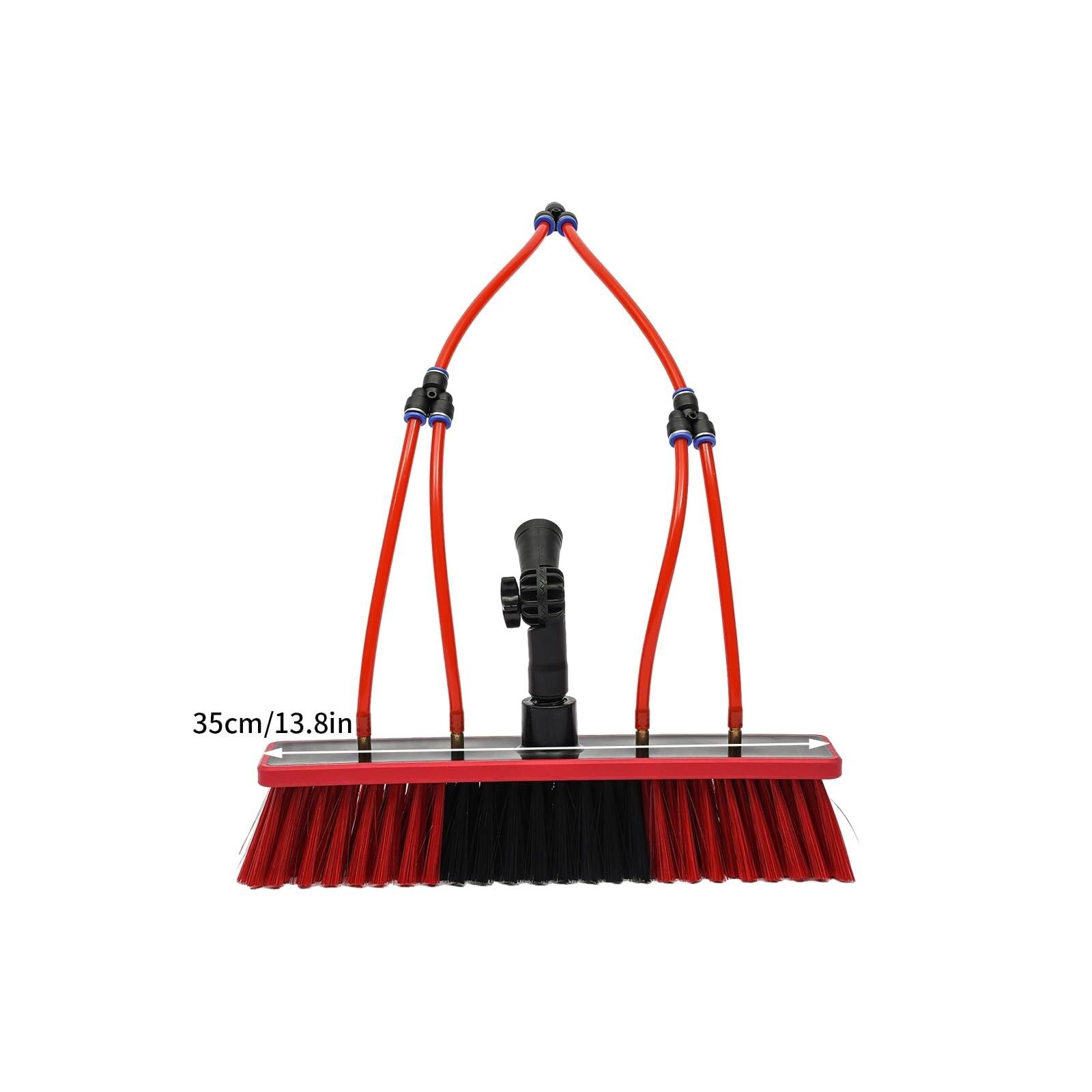 Pulizia pannello fotovoltaico spazzola，Cepillo De Pulverización De Agua Multipropósito Limpiador Extensible Facile da installare per Pulizia di Pannelli Fotovoltaici e Solari