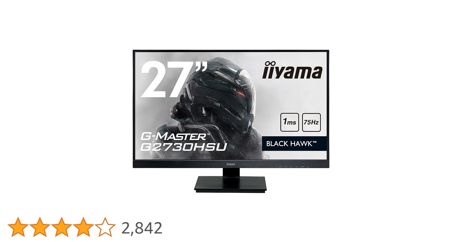 Amazon.co.jp: iiyama ゲーミング モニター ディスプレイ G2730HSU-B1