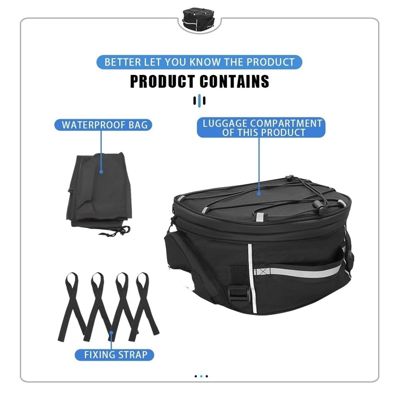 Motorradtasche Motorradtaschen Satteltasche Hecktasche Hecktasche Top-Taschen Für Afrika Für Twin CRF1000L NC700 Aufbewahrungs-Reisegepäcktasche