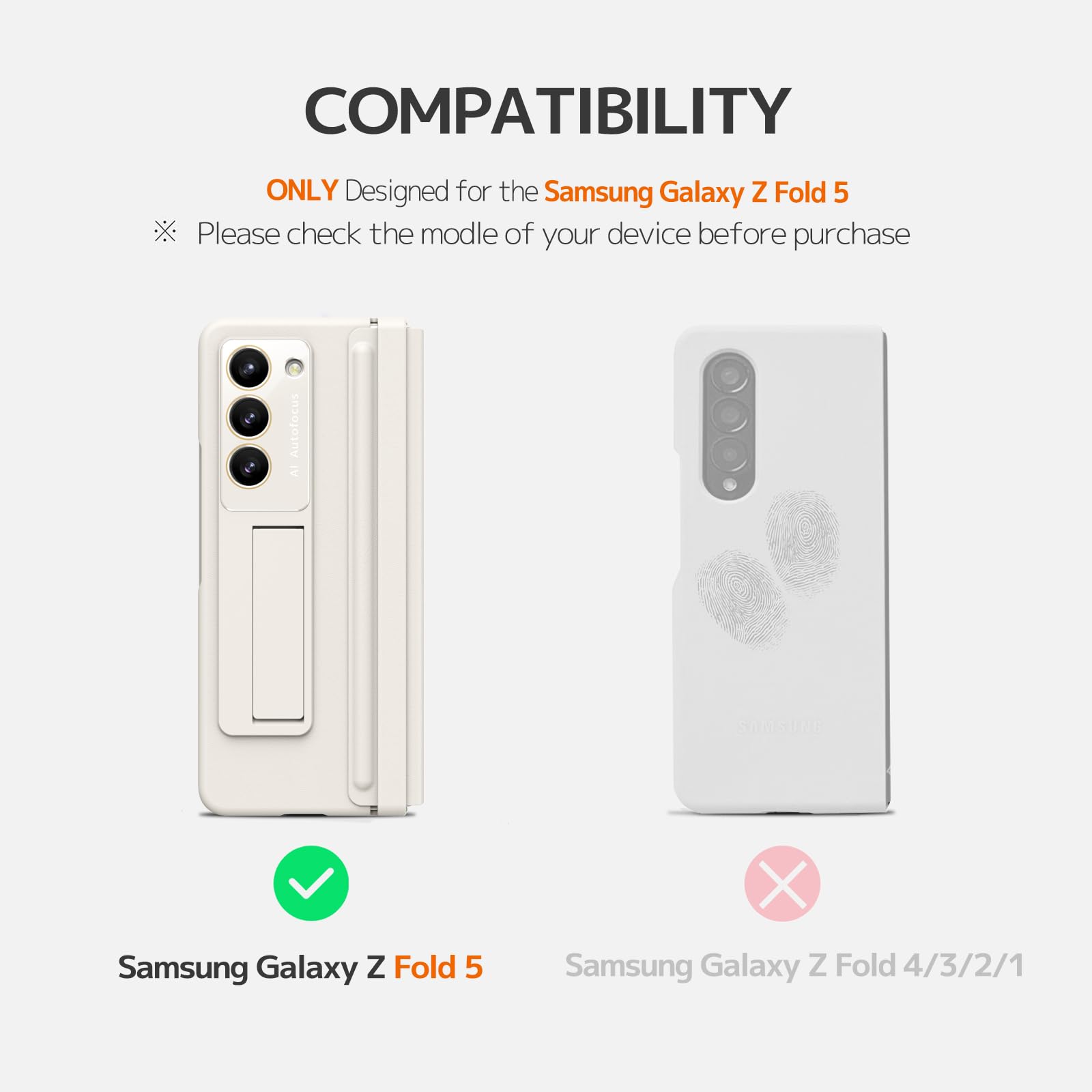 NINKI Samsung Galaxy Z Fold7 Zomertelefoonhoesje met kickstand NINKI Samsung Galaxy Z Fold7 Zomertelefoonhoesje met kickstand