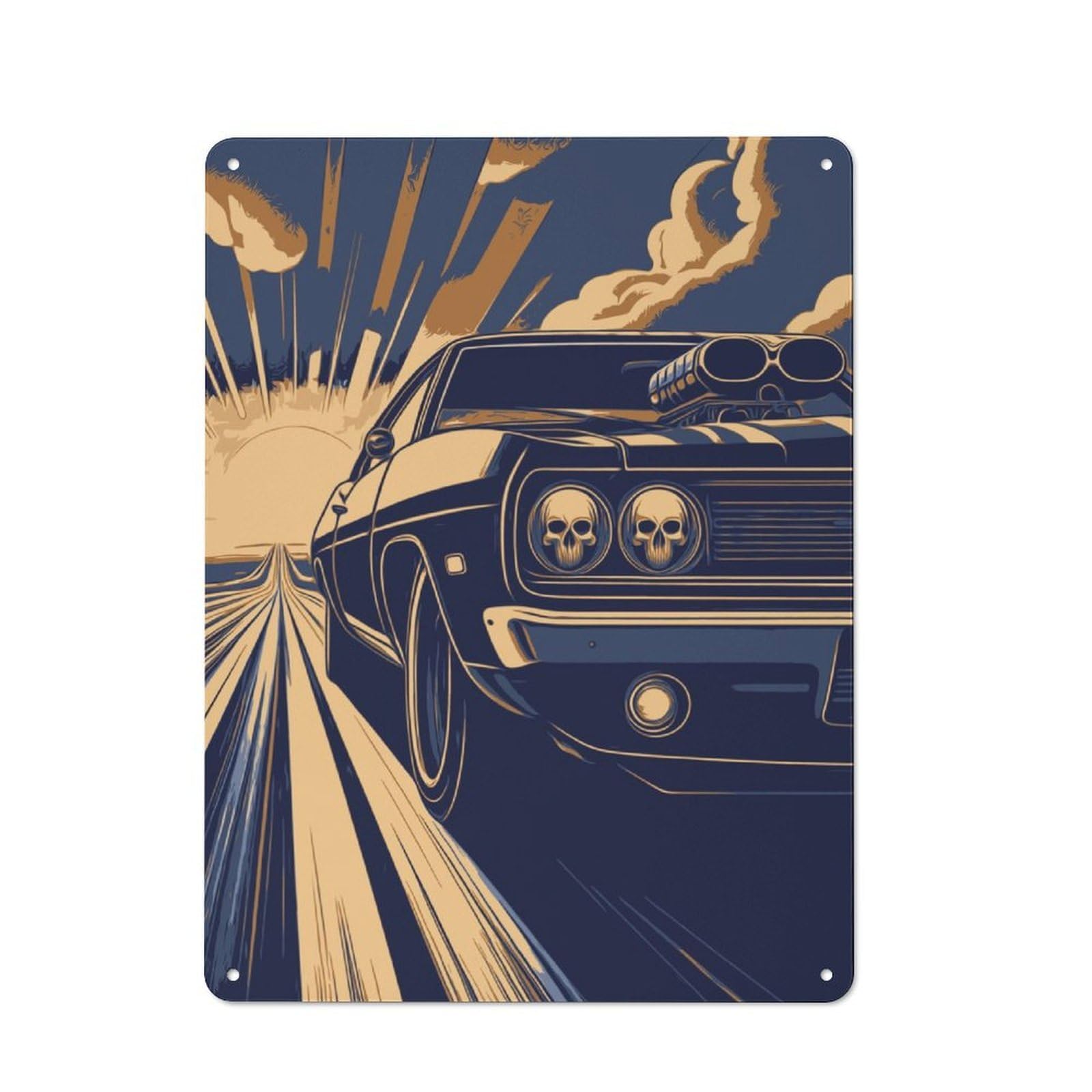 Junmoney Boys Bad Vintage Metal Sign 40X30cm For Guest Room Or Hallway, Suited To Guest Room Decorators
