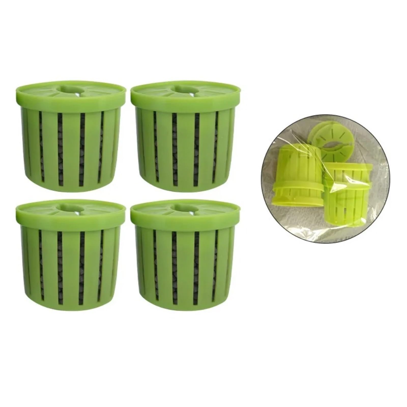 Yangshe 20PCS Water Plant Stand Fish Tank Hydroponic Planting Basket Glass Pot Planted Tank Hanging Aquarium Plant Holder