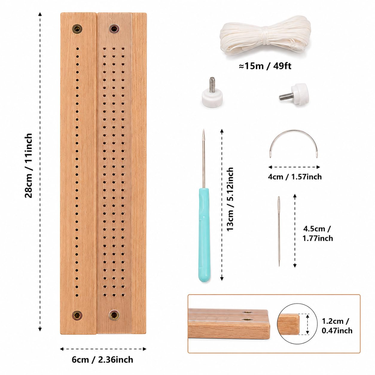 INFISELECT Ensemble de guides de perforation de journal – Kit d'outils de reliure durable pour fournitures de journaux indésirables, livres japonais et coptes – Parfait pour les artisans, les