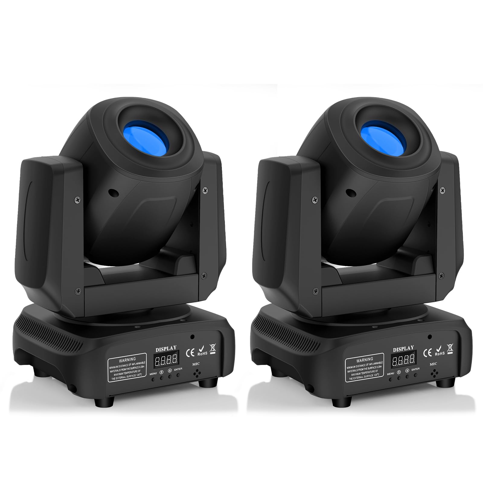 UKing Lyre LED 100W RGBW Gry Lumiere DJ 8 Gobos 8 kolorów DMX 512 Mobilna głowica Projektor do klubu Disco Party Oprawy oświetleniowe
