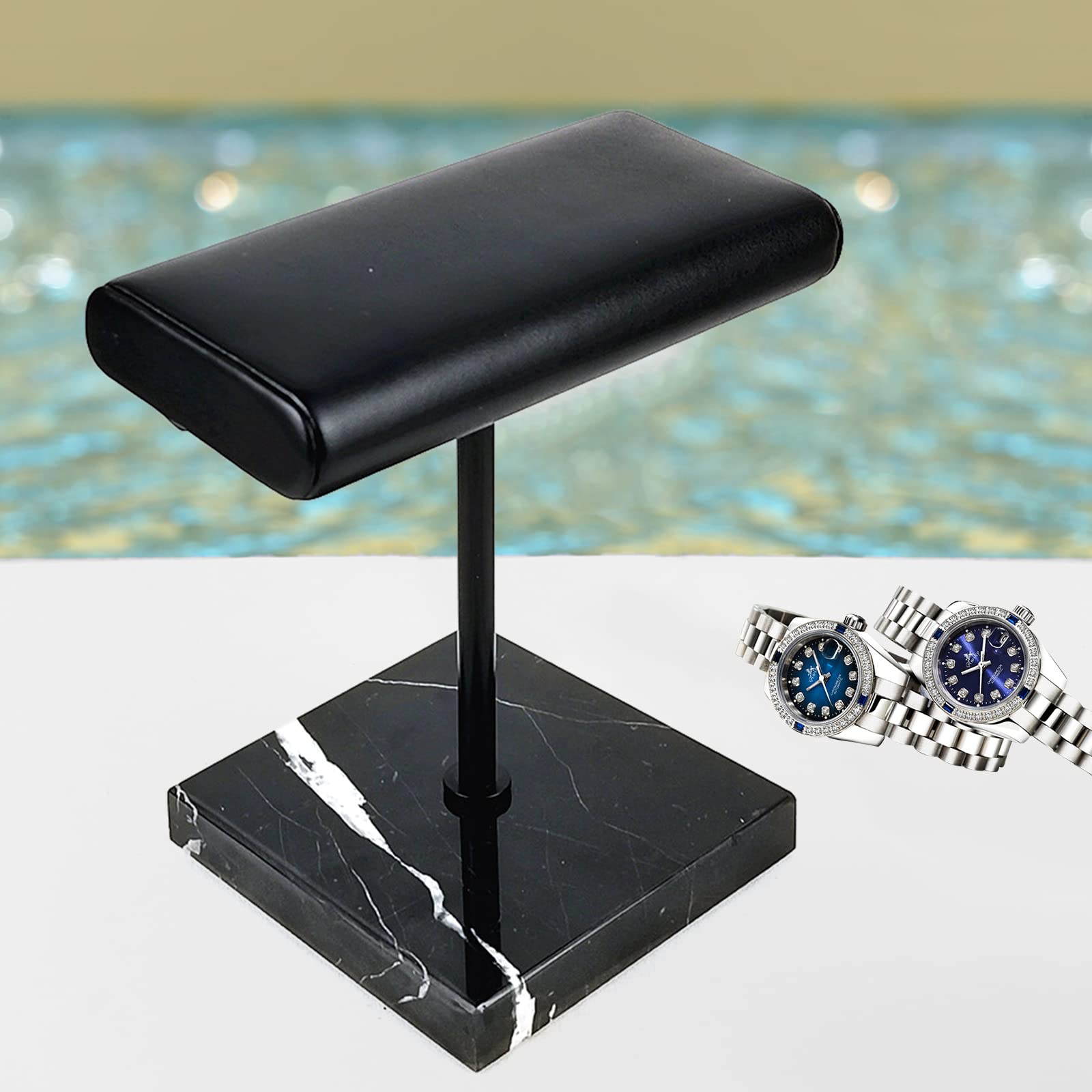 Soporte de reloj de mármol, soporte para joyas, soporte para