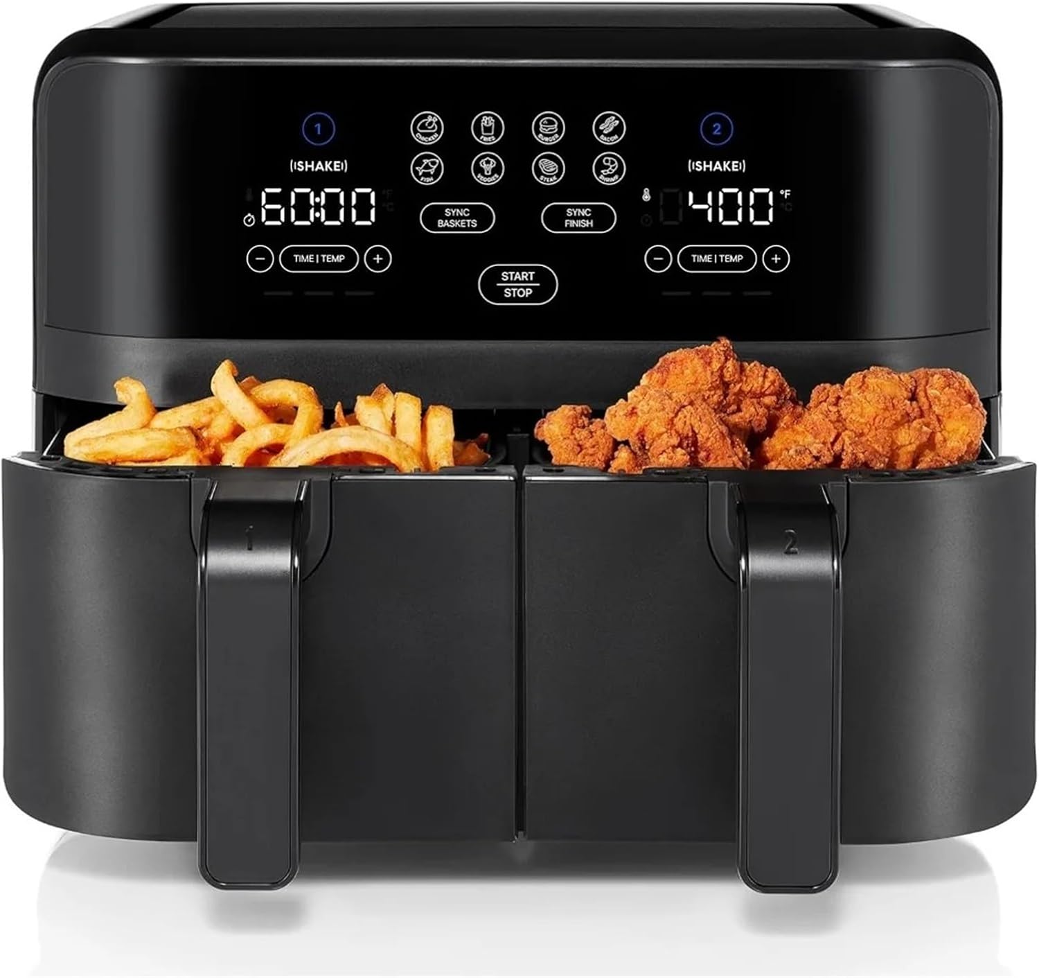 Food essentials and family helpers Smart Air Fryer Double Basket Capacity Air Fryer Air Fryer Household Appliances Air Fryer Oil Fryer Smart assistant Enjoy life