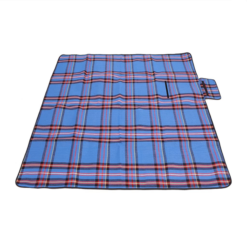 Manta de pícnic al Aire Libre, Esterilla de pícnic Grande Plegable Impermeable con Material de 3 Capas para 4-8 Adultos, Manta de pícnic para Camping Park