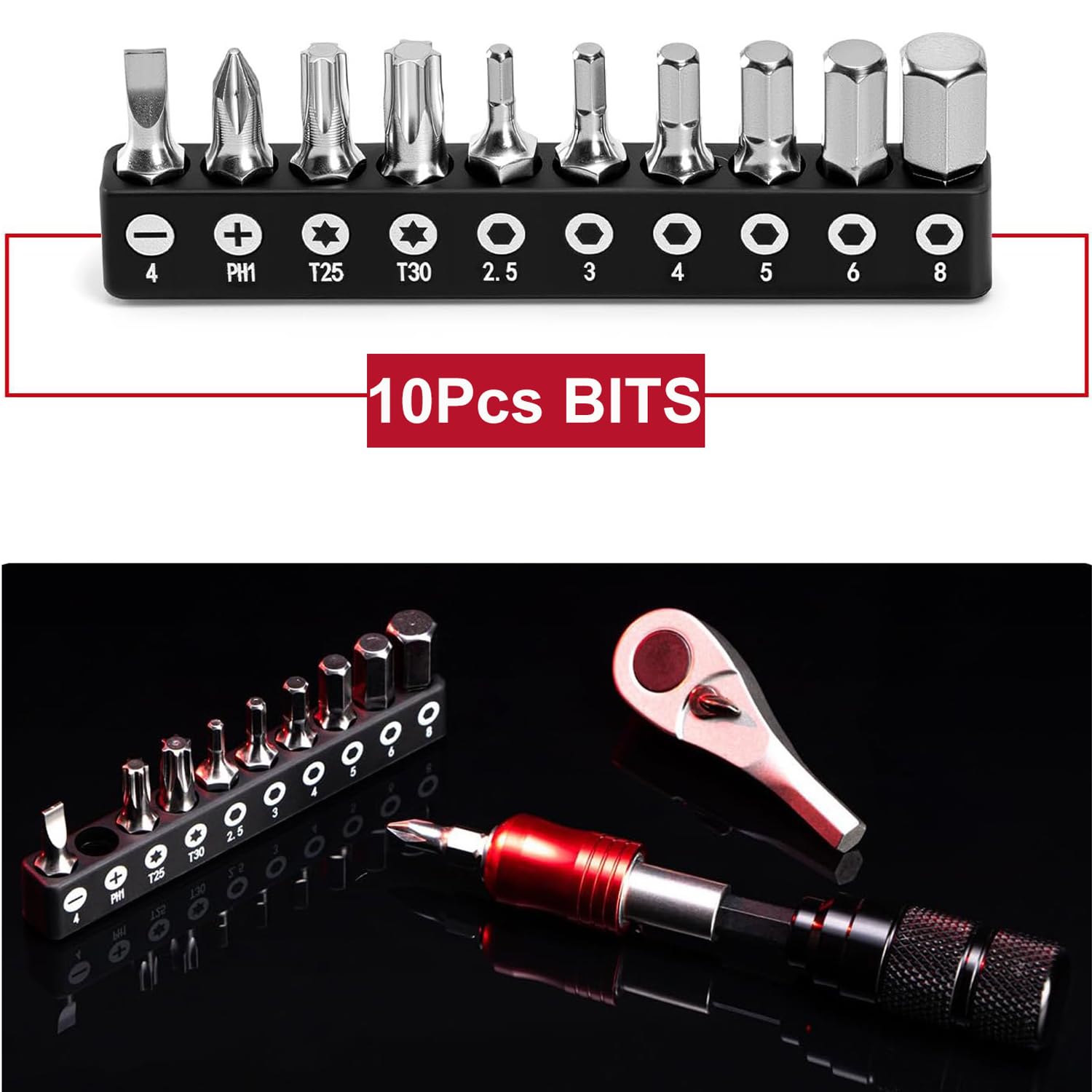 Kit de herramientas de reparación de bicicletas, kit multiherramienta para